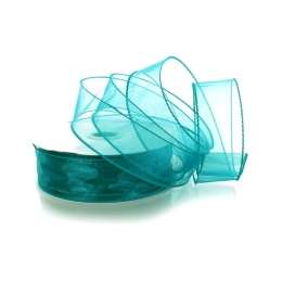 1.5" Wired Sheer Organza Ribbon