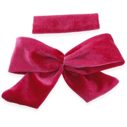 5" Velvet Tied Bow DIY