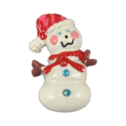 Snowman Flatback Craft Embellishment