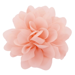 2.5" Chiffon Rounded Petals Fabric Flower