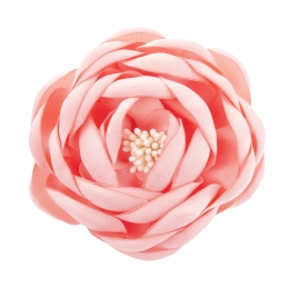 3.25" Open Ranunculus Fabric Flower