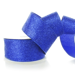 2.5" Wired Glitter Ribbon