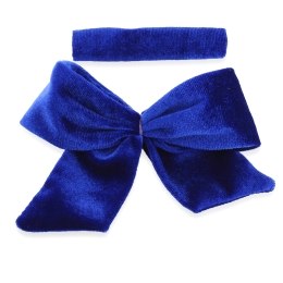 5" Velvet Tied Bow DIY