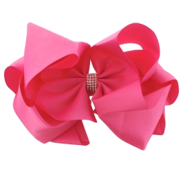 Jumbo Stacked Bling Hair-Bow Pack - 6pc