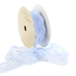 Bluebell 7/8" Ribbon Hole French Lace Trim