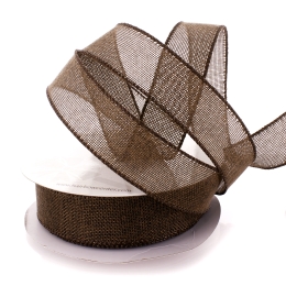 1.5" Wired Burlap Ribbon