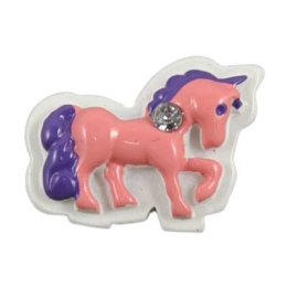 Pink/Purple Unicorn Flatback Craft Embellishment
