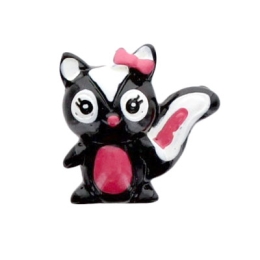 Lil' Stinker Skunk Flatback Craft Embellishment