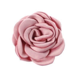 1.75" Singed Edge Rose Fabric Flower