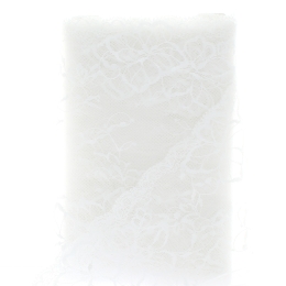White 6.5" Vintage French Wide Lace Ribbon Trim