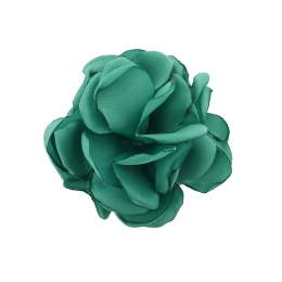 2" Open Rose Fabric Flower