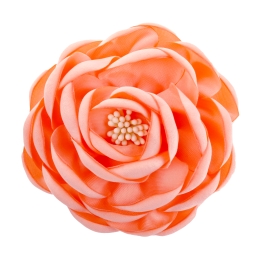 3.25" Open Ranunculus Fabric Flower