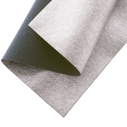 Shimmer Faux Leather Felt Sheets Silver