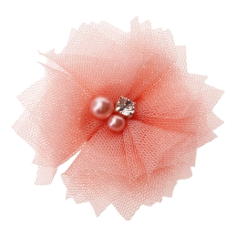 2.5" Folded Tulle Flower