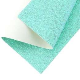 Chunky Glitter Canvas Sheets Aqua