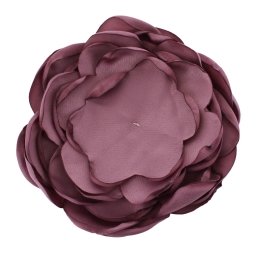 4" Singed Edge Rose Petals Fabric Flower