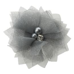 2.5" Folded Tulle Flower