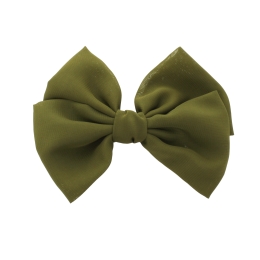 Chiffon Fabric Hair-Bow Pack - 6pc