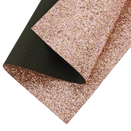 Medium Glitter Fabric Sheet Champagne