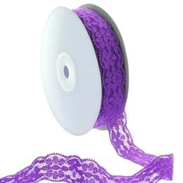 7/8" Stretch Elastic Lace Trim