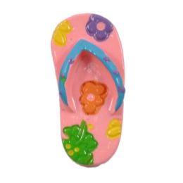Pink Flip-Flop Flatback Craft Embellishment