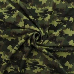 Green Camo Bullet Fabric