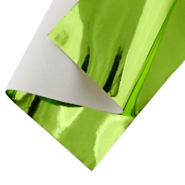 High Gloss Mirror Jelly Felt Sheets Apple Green