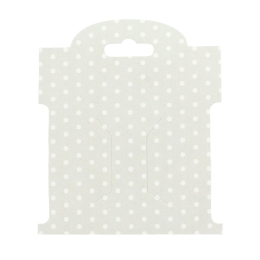 Gray w/ White Polka Dots Hair-Bow Display Cards