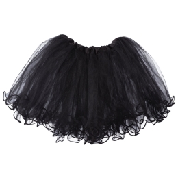 Little Girls Tutu Ruffle Edge 3-Layer (6 mo. - 3T)