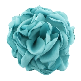 3.25" Open Rose Fabric Flower