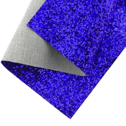 Chunky Glitter Canvas Sheets Royal Blue