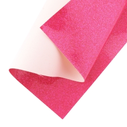 Fine Glitter High Gloss Jelly Canvas Sheets Hot Pink
