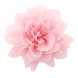 2.5" Chiffon Rounded Petals Fabric Flower