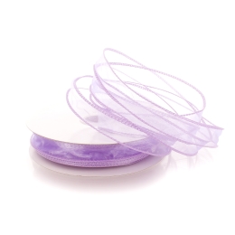 7/8" Wired Sheer Organza Ribbon