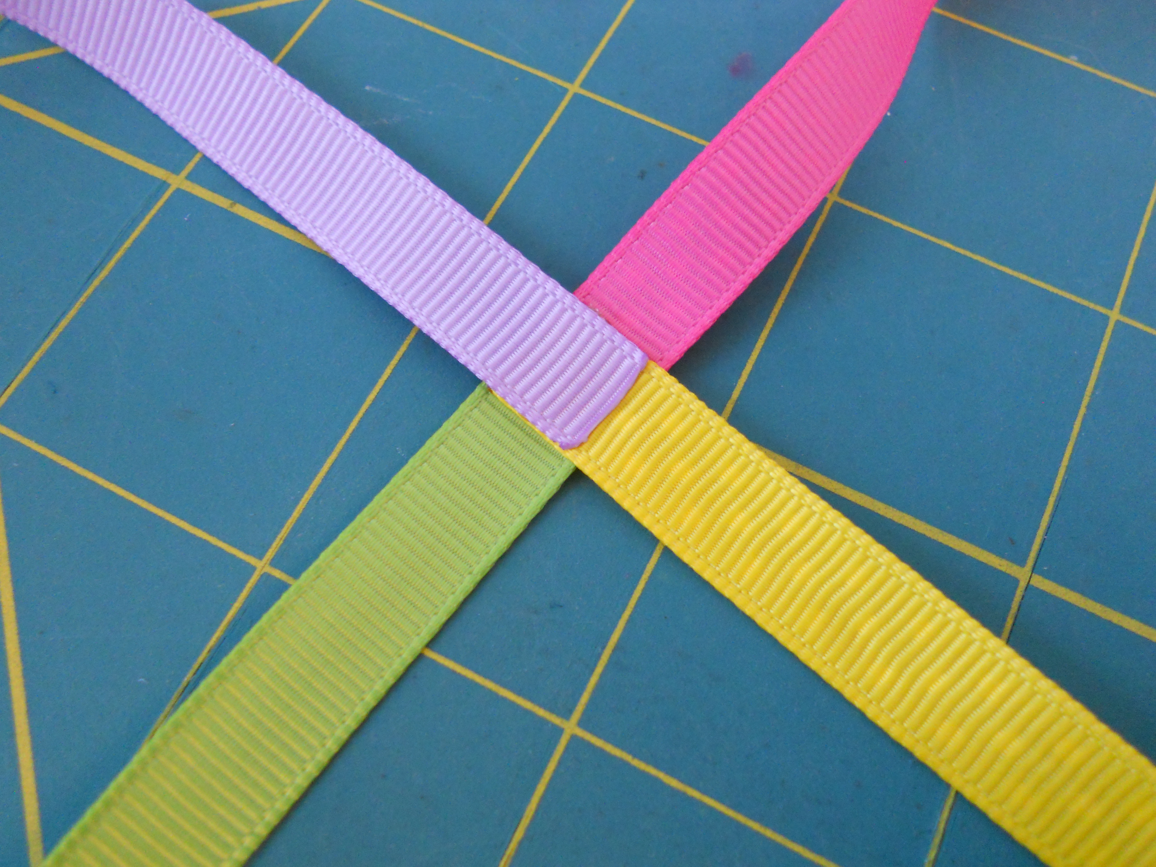 Basic Woven Ribbon Headband Tutorial Step 2 Image