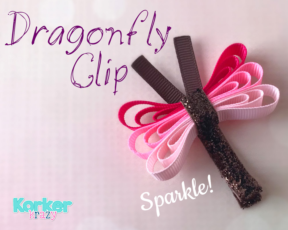 DIY Dragonfly Bug Hair Clip Tutorial