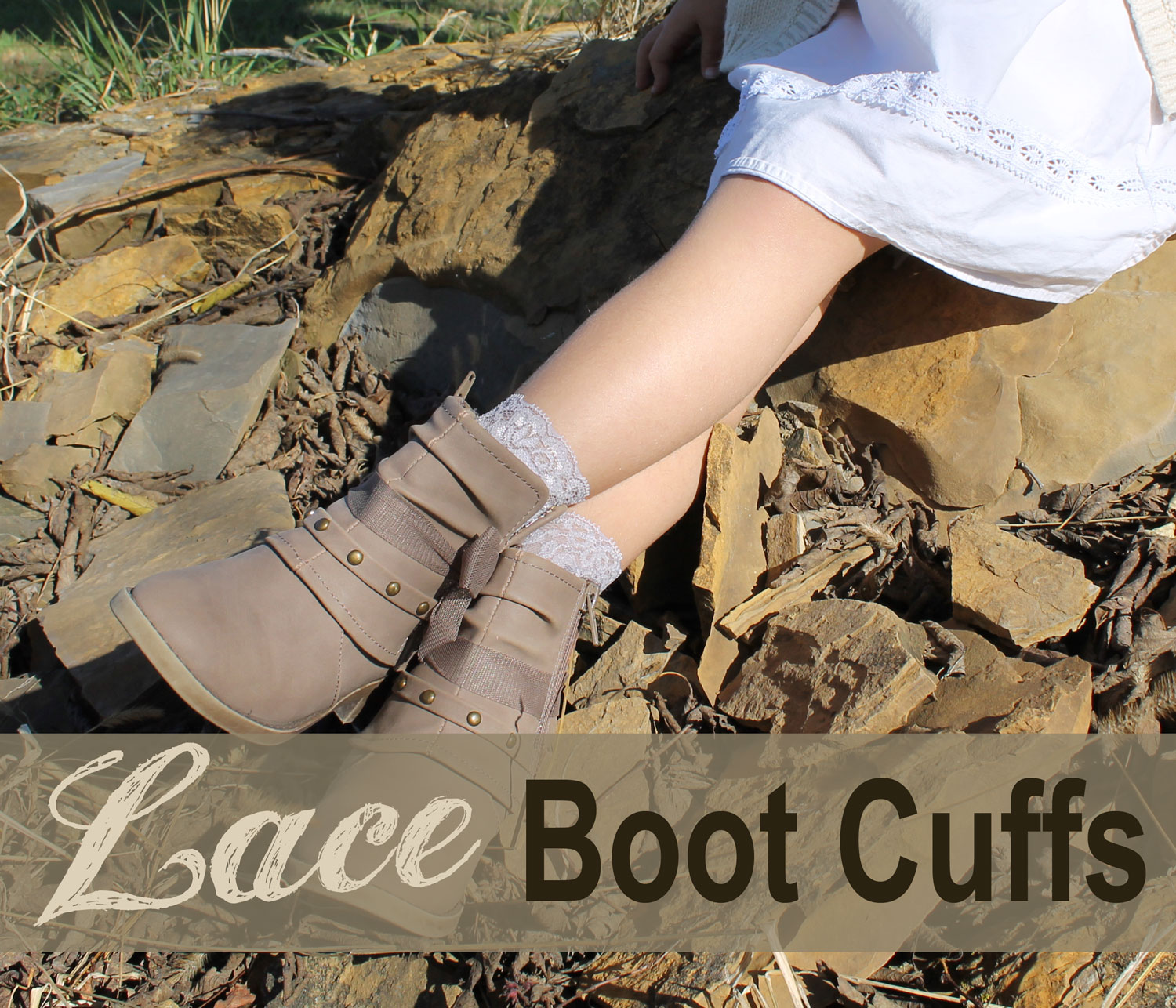 How to Make your own Lace Boot Cuffs